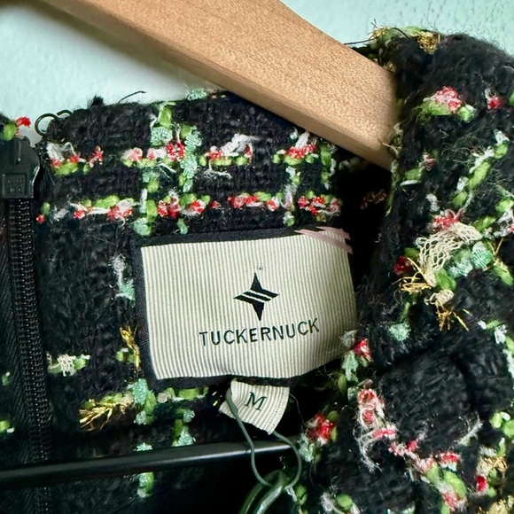 Tuckernuck Holly Tinsel Tweed Jackie Dress Sz M - Picture 9 of 11